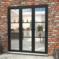 Prestige Jet Black 3 Pane Bifolding Door - 2100 x 2090